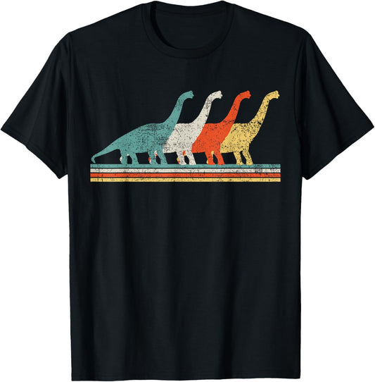 Brachiosaurus Dinosaur Retro Gift T-Shirt
