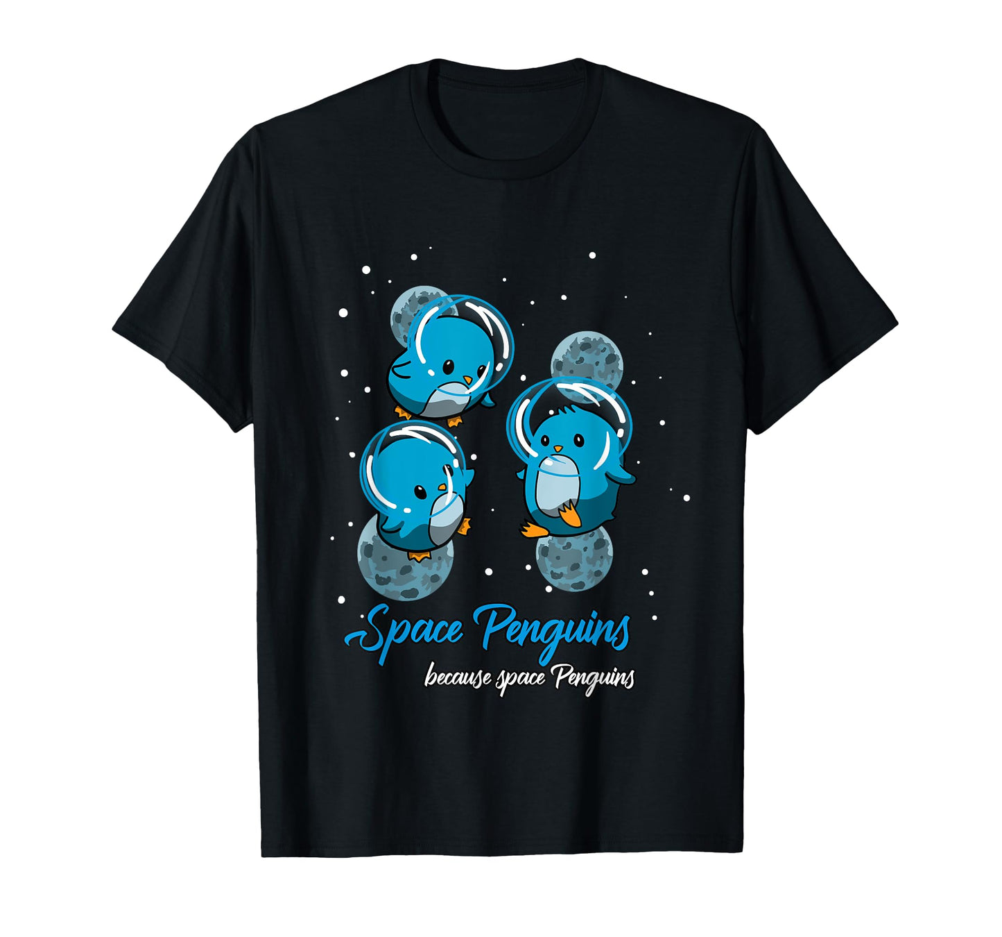 Space Penguins | Funny Astronaut Penguin T-Shirt