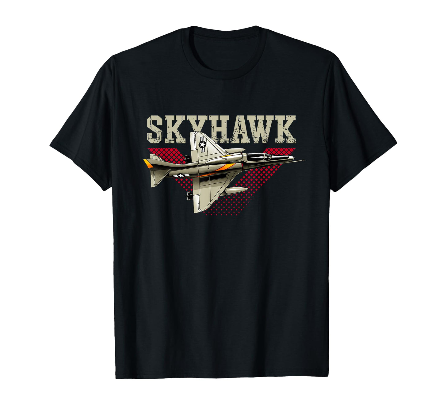 USA Military Warbird Airplane Skyhawk T-Shirt