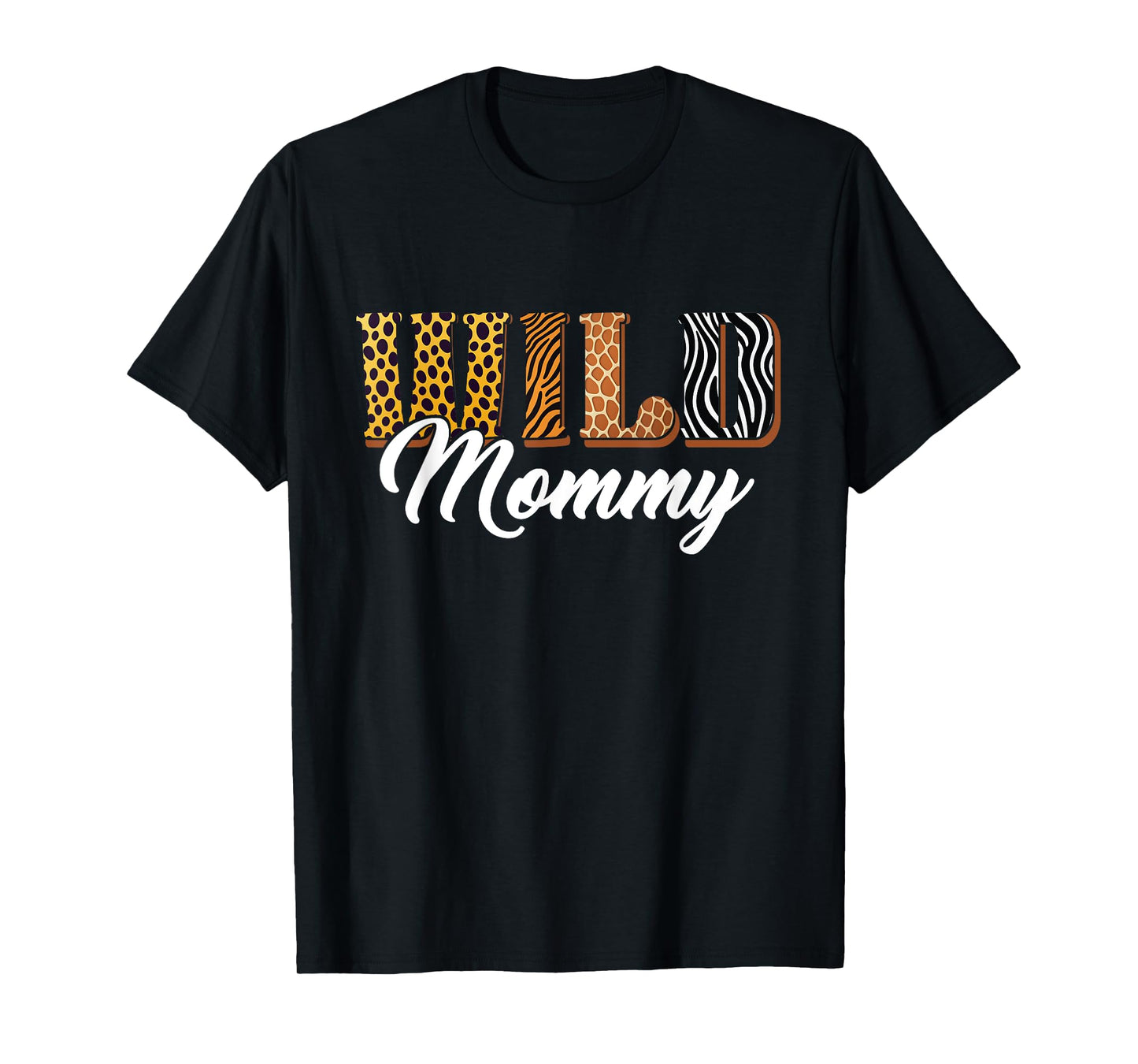 Wild Mommy Zoo Safari Jungle Animal Birthday Matching Family T-Shirt