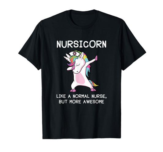 Nurse Shirts, Nurse Unicorn Nursicorn T-Shirt
