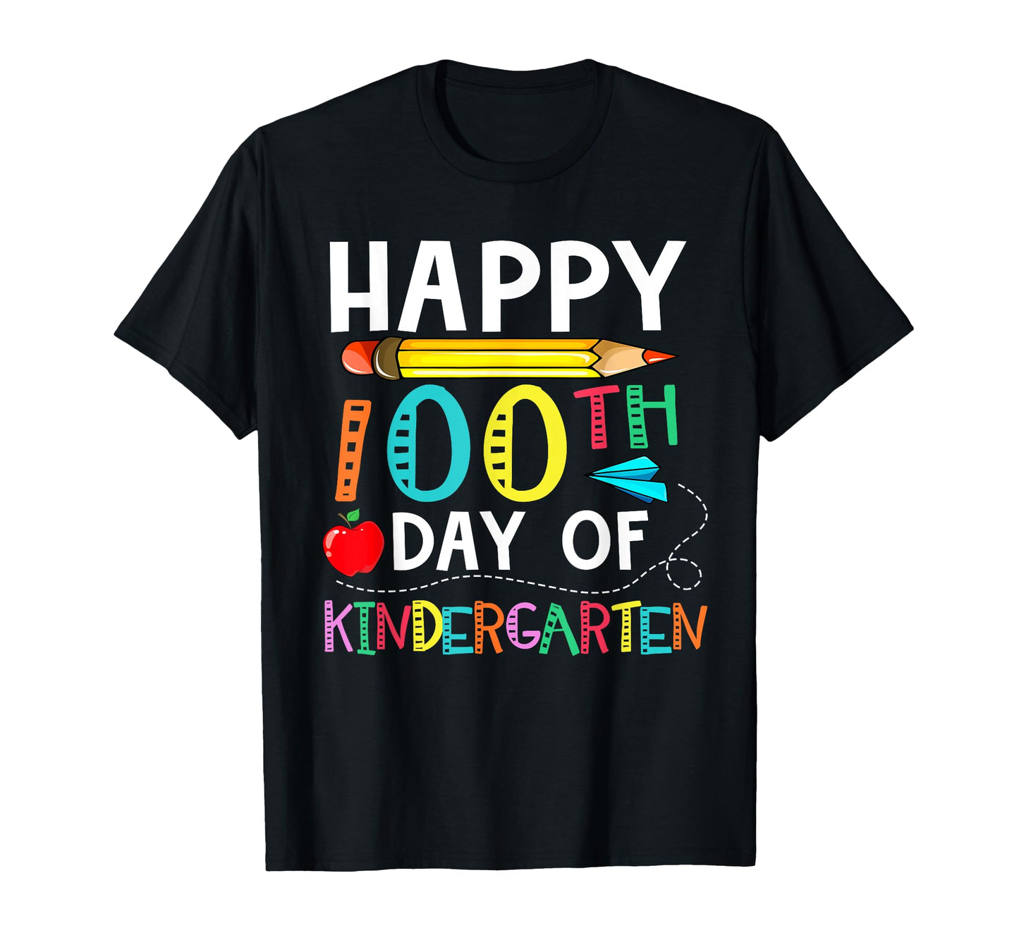 100 Days Of Kindergarten - Happy 100th Day Of School Gift T-Shirt