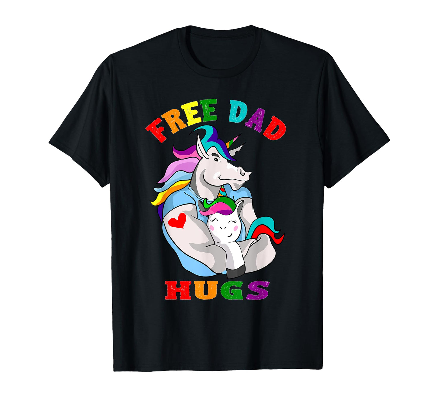 Free Dad Hugs LGBT Gay Pride T-Shirt