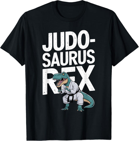 Judosaurus Rex Judo T-Rex Funny Dinosaur T-Shirt