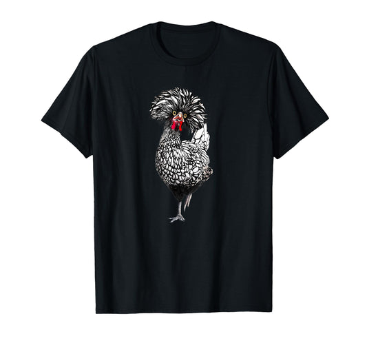 Funny Polish Chicken Shirt Backyard Chicken Coop Farm T-Shirt