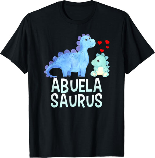 Abuelasaurus Funny Dinosaur Spanish Baby Shower Grandma T-Shirt