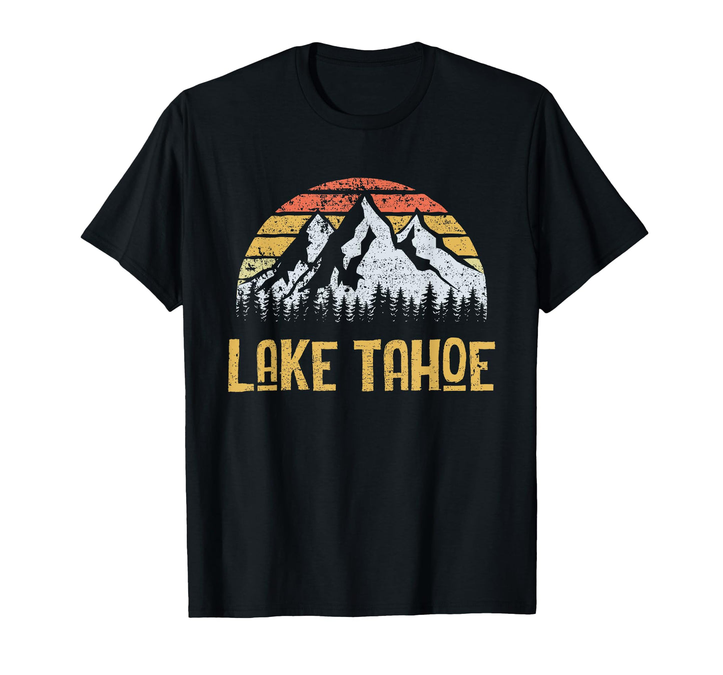 Vintage Retro Lake Tahoe California Nevada T Shirt T-Shirt