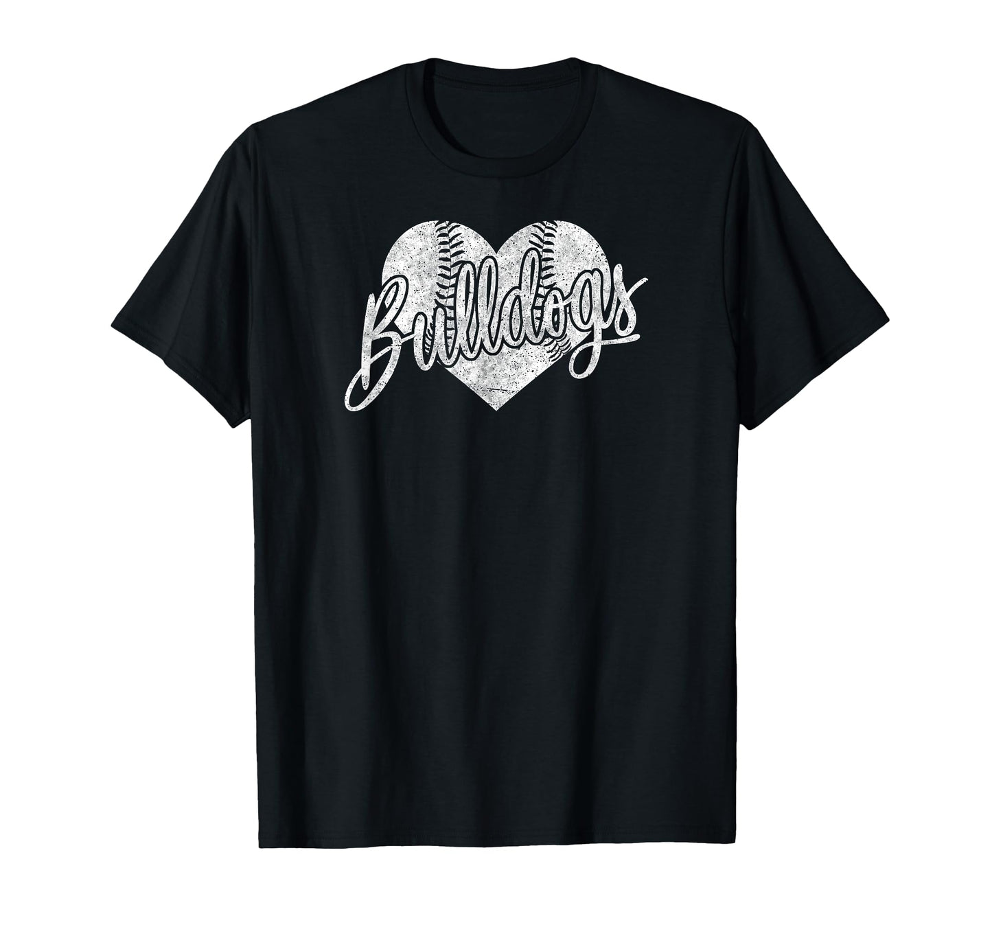 Bulldogs Baseball Softball High School Team Mascot Mom T-Shirt