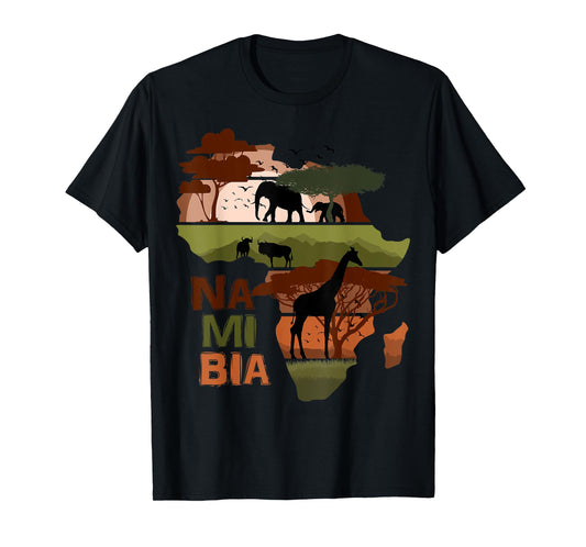 Namibia Africa Sunset Continent Nature Wild Life T-Shirt