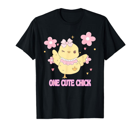 One Cute Chick - Funny Easter Chick for Kids T-Shirt