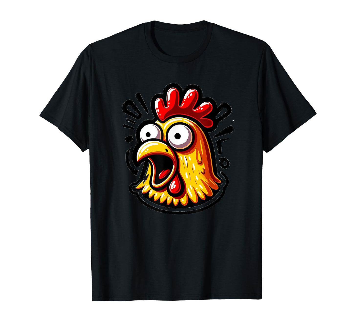 SCREAMING Rubber Chicken Funny Poultry Rooster Chick T-Shirt