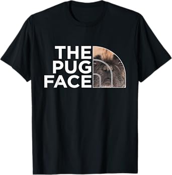 The Pug Face - Pup Puppy Owner Dog Lover Pet Breeder T-Shirt for Men Women Kids