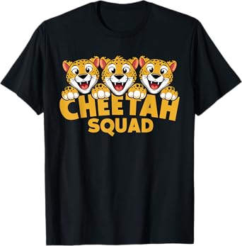 Cheetah Squad TShirt for Cheetah Lover Shirt | Cool Cheetah T-Shirt