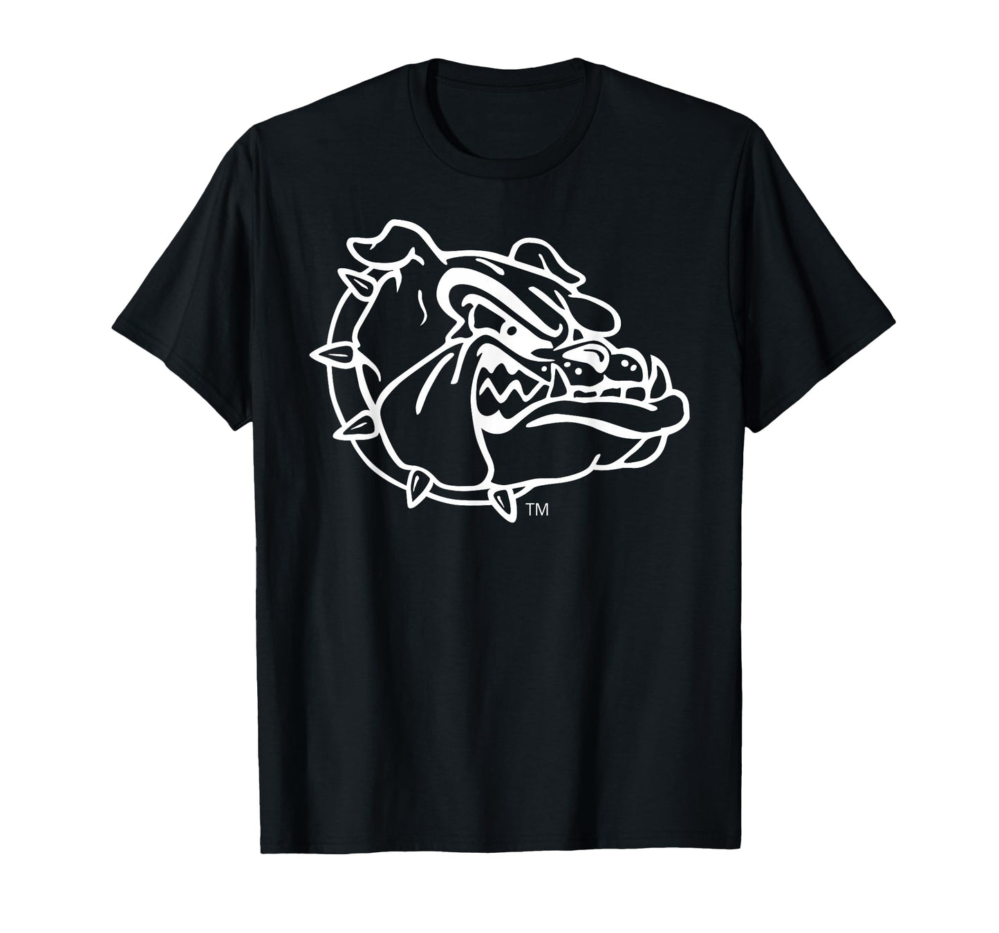 Gonzaga Bulldogs Two Tone Black Officially Licensed T-Shirt