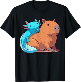 Capybara and Axolotl T-Shirt