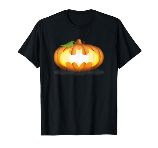 Batman Halloween Pumpkin Logo T Shirt T-Shirt