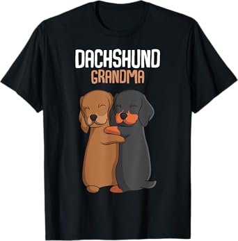 Dachshund Grandma Weenie Mom Dog Lover Women T-Shirt