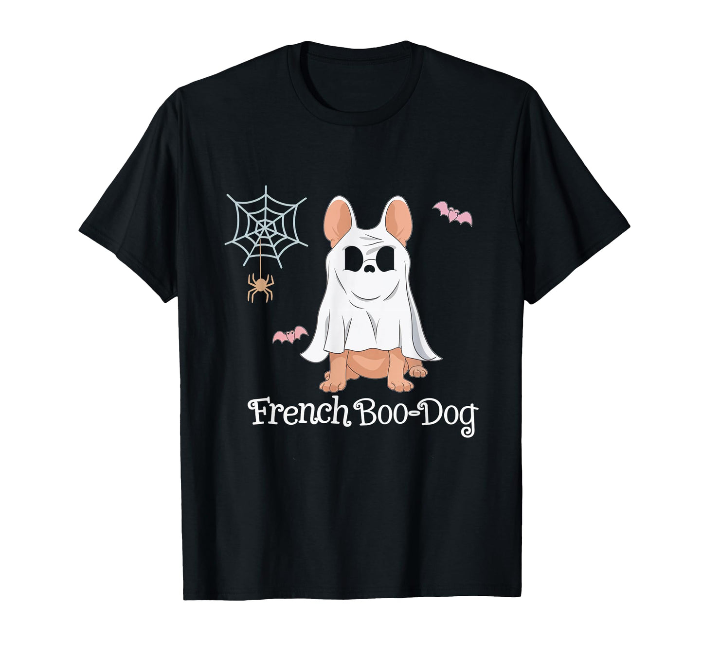 French Boo-Dog Halloween Dog Costume French Bulldog Men Women T-Shirt