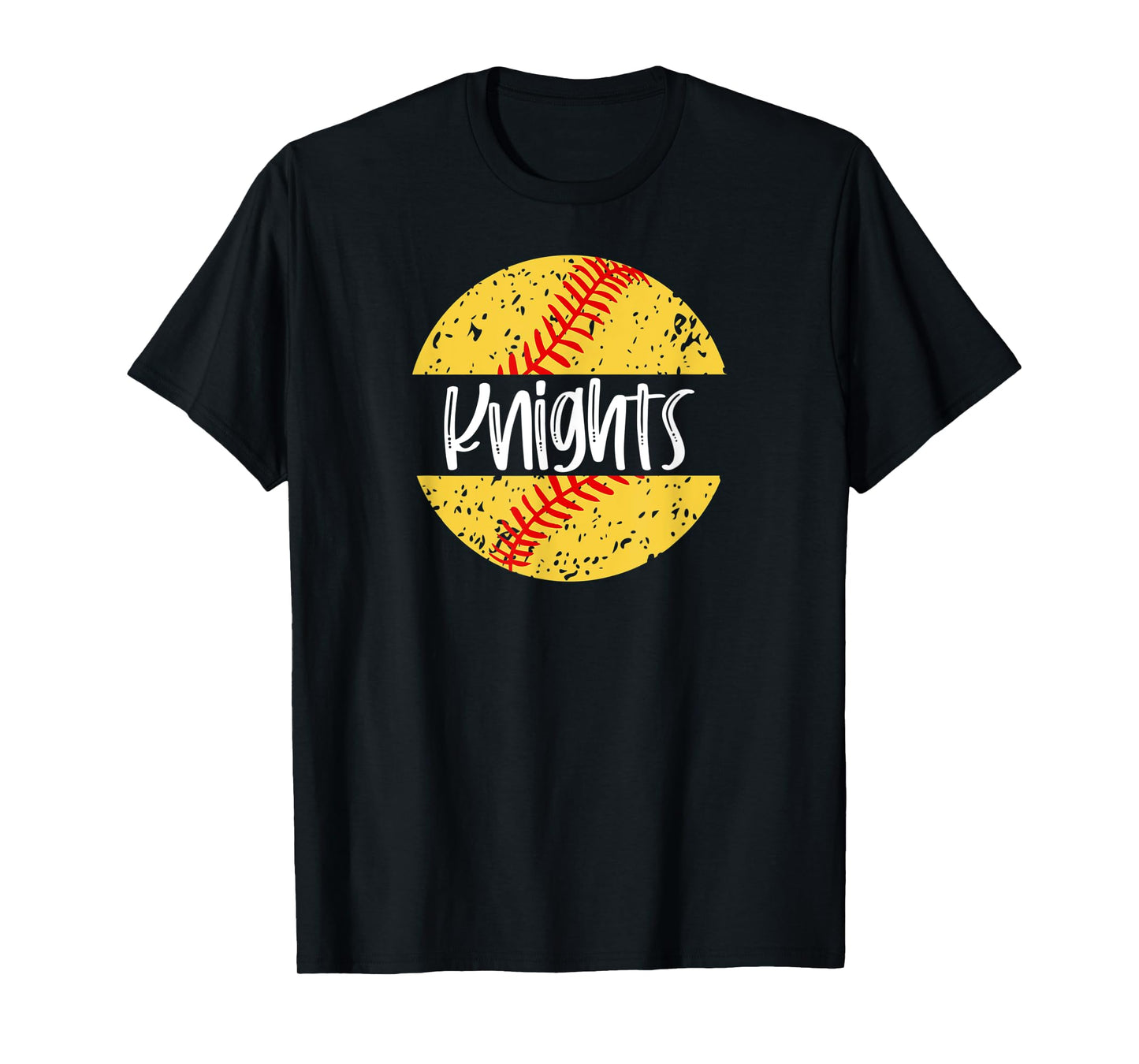 Knights Softball Team Mascot School Spirit Game Day T-Shirt
