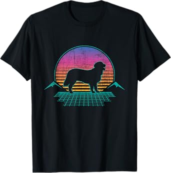 Retro Vaporwave Golden Retriever - Puppy Trainer Dog Lover T-Shirt
