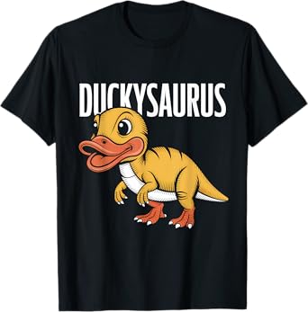 Rubber Duck Dinosaur Duck Dino T-Rex Funny Rubber Duck T-Shirt