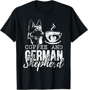 Barista Coffee Lover German Shepherd T-Shirt