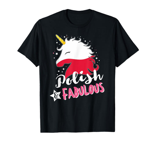 Polish Unicorn Poland Flag T-Shirt