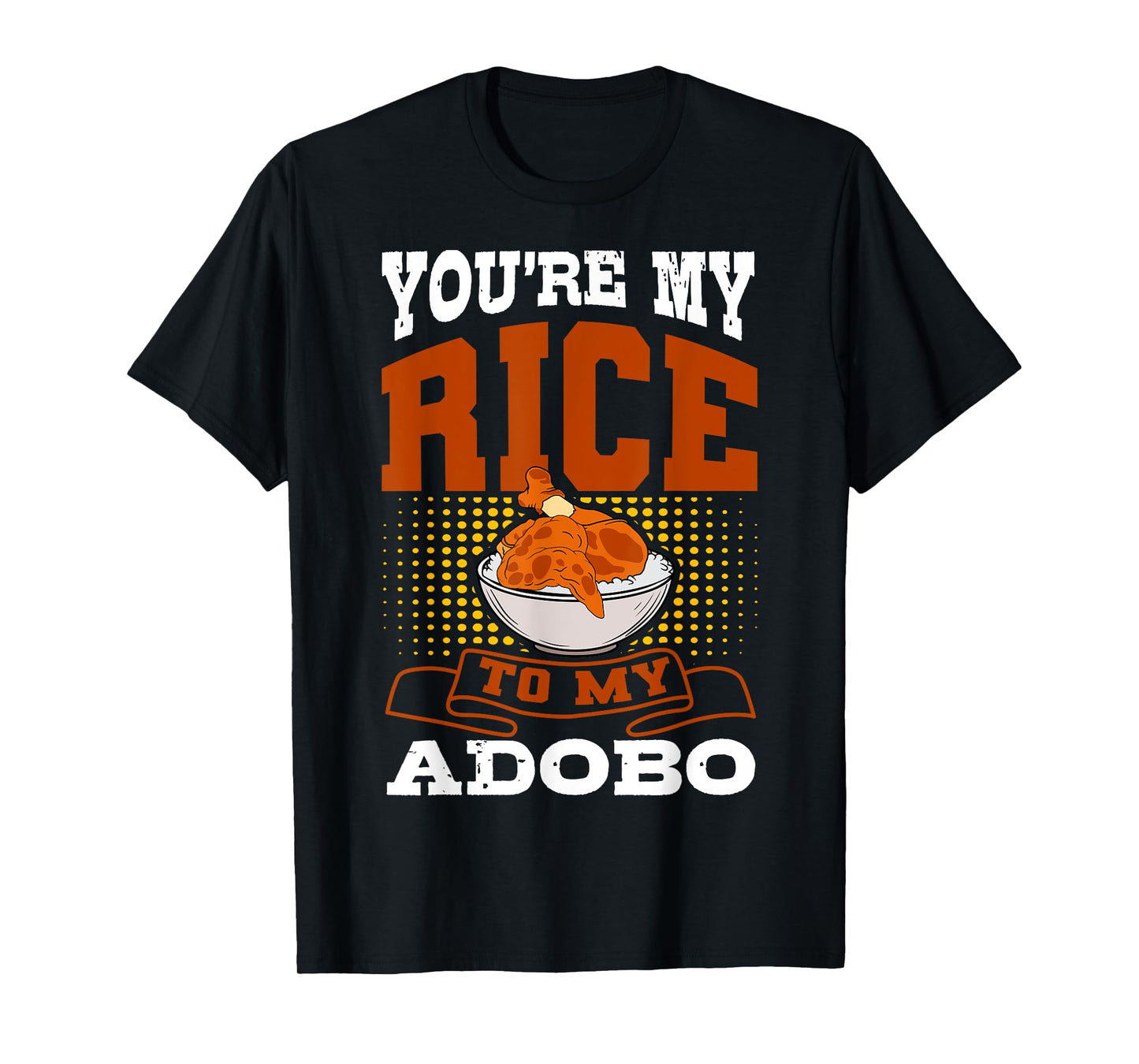 Adobo Chicken Pinoy Rice Cuisine Philippine Flag T-Shirt
