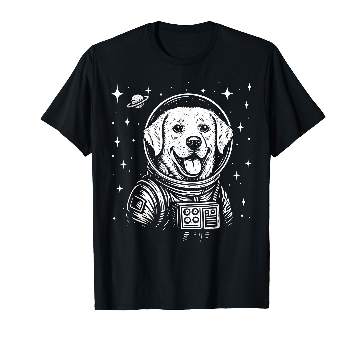 Astronaut Labrador Retriever Space Galaxy Dog Lovers T-Shirt