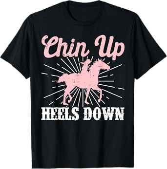 Womens Funny Horse Lover Equestrian Horseback Riding T-Shirt