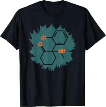 Ketamine Molecule TShirt | Anesthetic Drug T Shirt T-Shirt