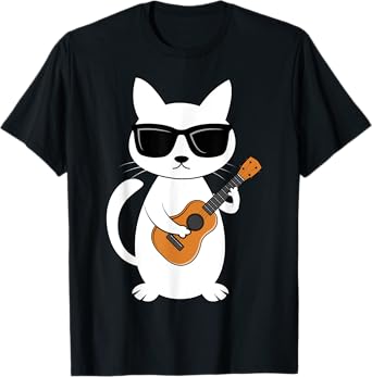 Ukulele Cat Ukulelist String Instrument T-Shirt