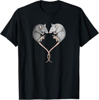 Cute Heart Pet Rat Lover T-Shirt