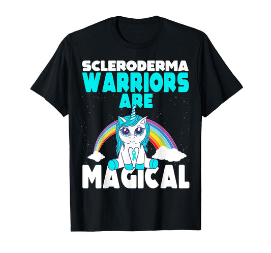 Scleroderma Awareness Disease Warriors are magical Unicorn T-Shirt