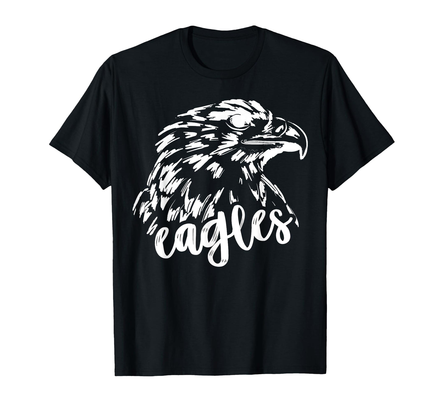 Retro Eagles Mascot, Unisex School Spirit, Eagle Sports T-Shirt