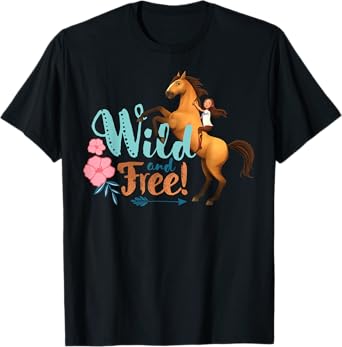 DreamWorks Spirit Riding Free Spirit Wild and Free T-Shirt