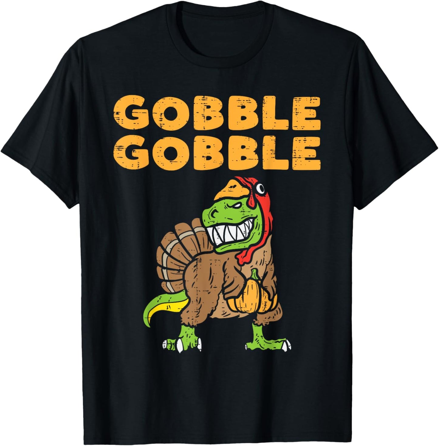 Gobble Trex Dino Turkey Kids Toddler Boys Thanksgiving Gift T-Shirt