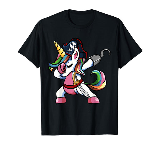 Cute Pirate Unicorn Halloween Clothes T-Shirt