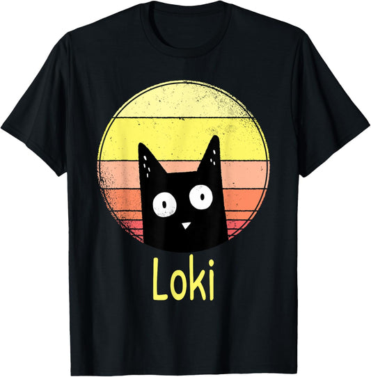 Loki The cat for Kitten Owner with The Name Loki T-Shirt
