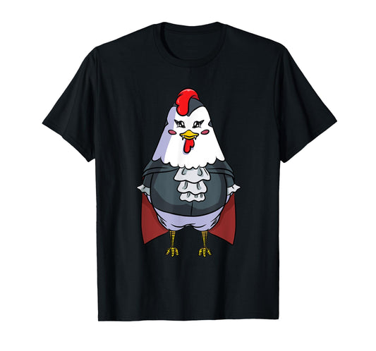 Chicken Vampire Costume for Halloween Chickens T-Shirt