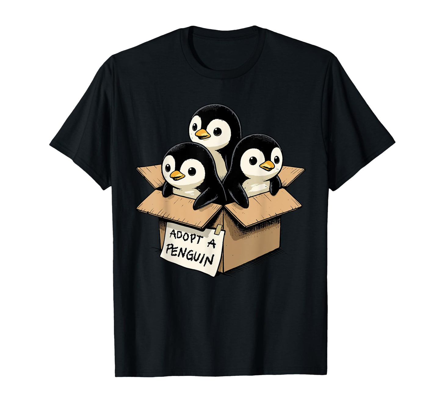 Adopt a Penguin Shirt Cute Little Animal Penguin Lover T-Shirt