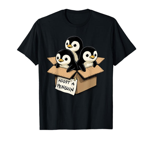 Adopt a Penguin Shirt Cute Little Animal Penguin Lover T-Shirt