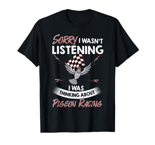 Pigeon Racing Trainer Bird Keeping Fancier Clock T-Shirt
