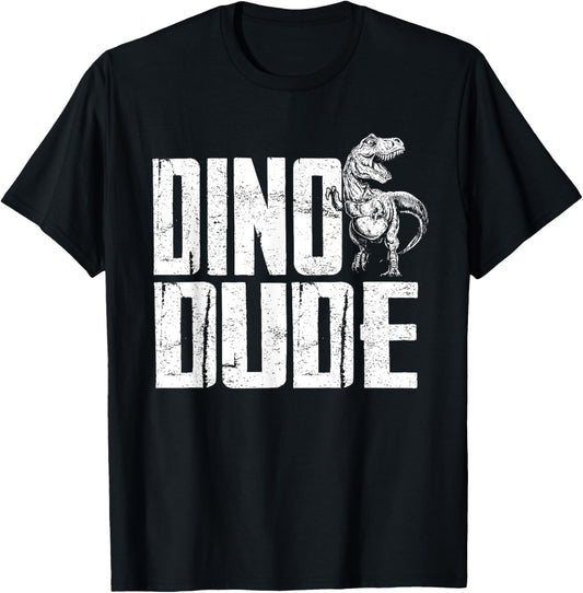 Dino Dude Dinosaur Matching Family T-Rex T-Shirt