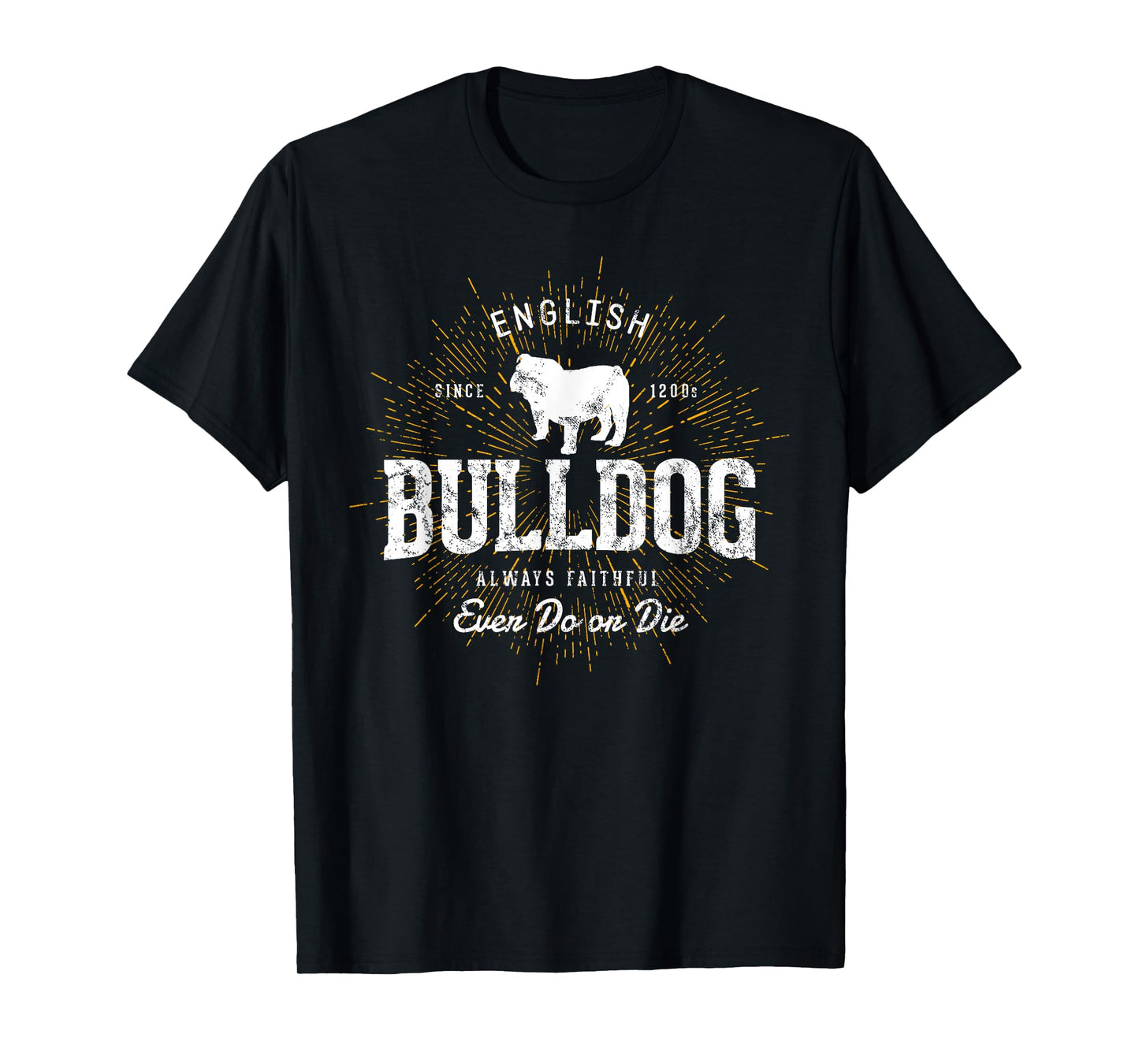 Vintage Style Retro Bulldog Men Women Kids T-Shirt
