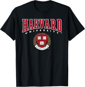 Harvard University Red Veritas Crest T-Shirt