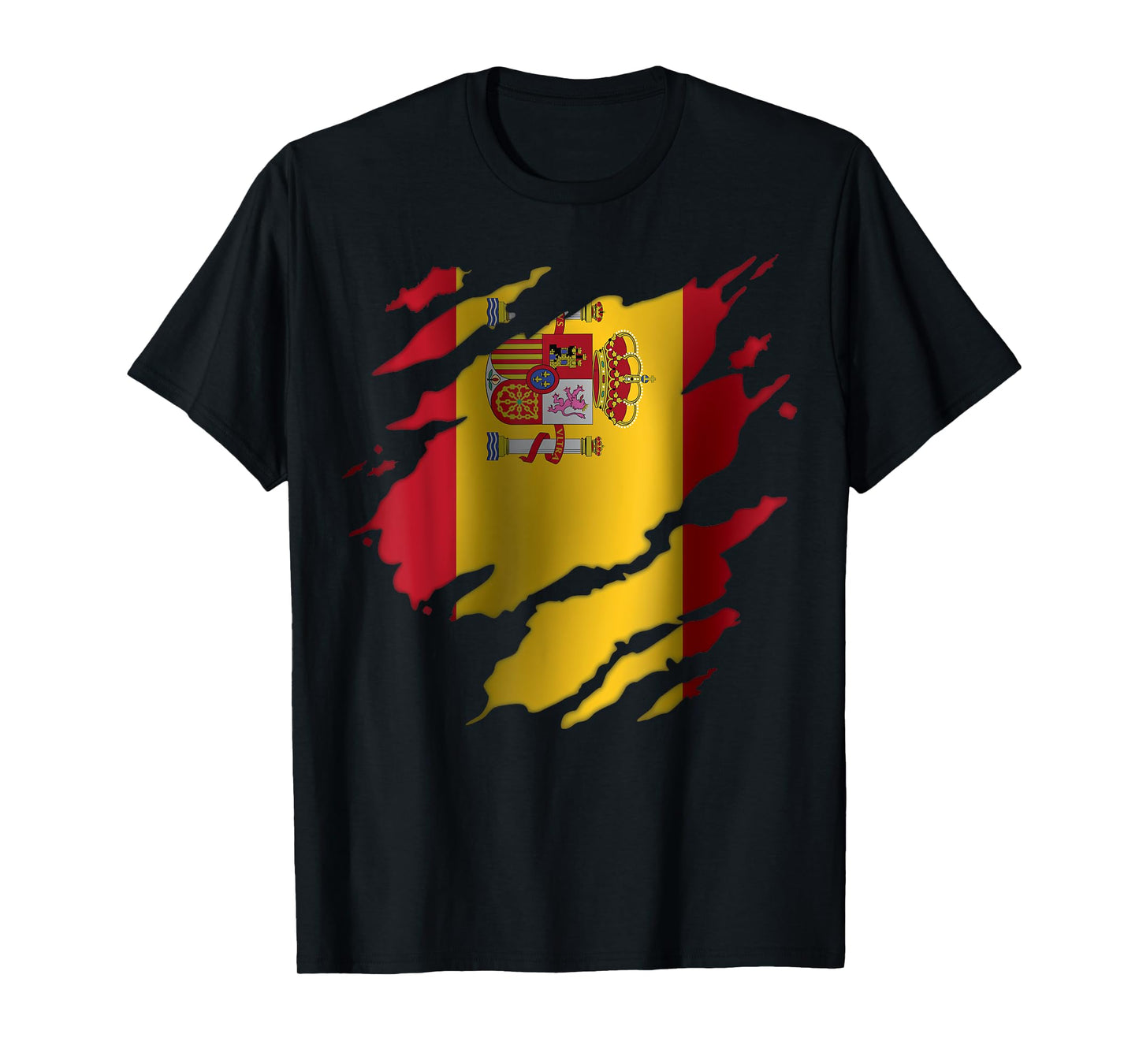 Spain Spanish Flag Heritage T-Shirt