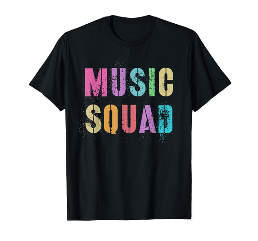 School MUSIC SQUAD Band Teacher Magical Educational Rockstar Men Women Kids T-Shirt