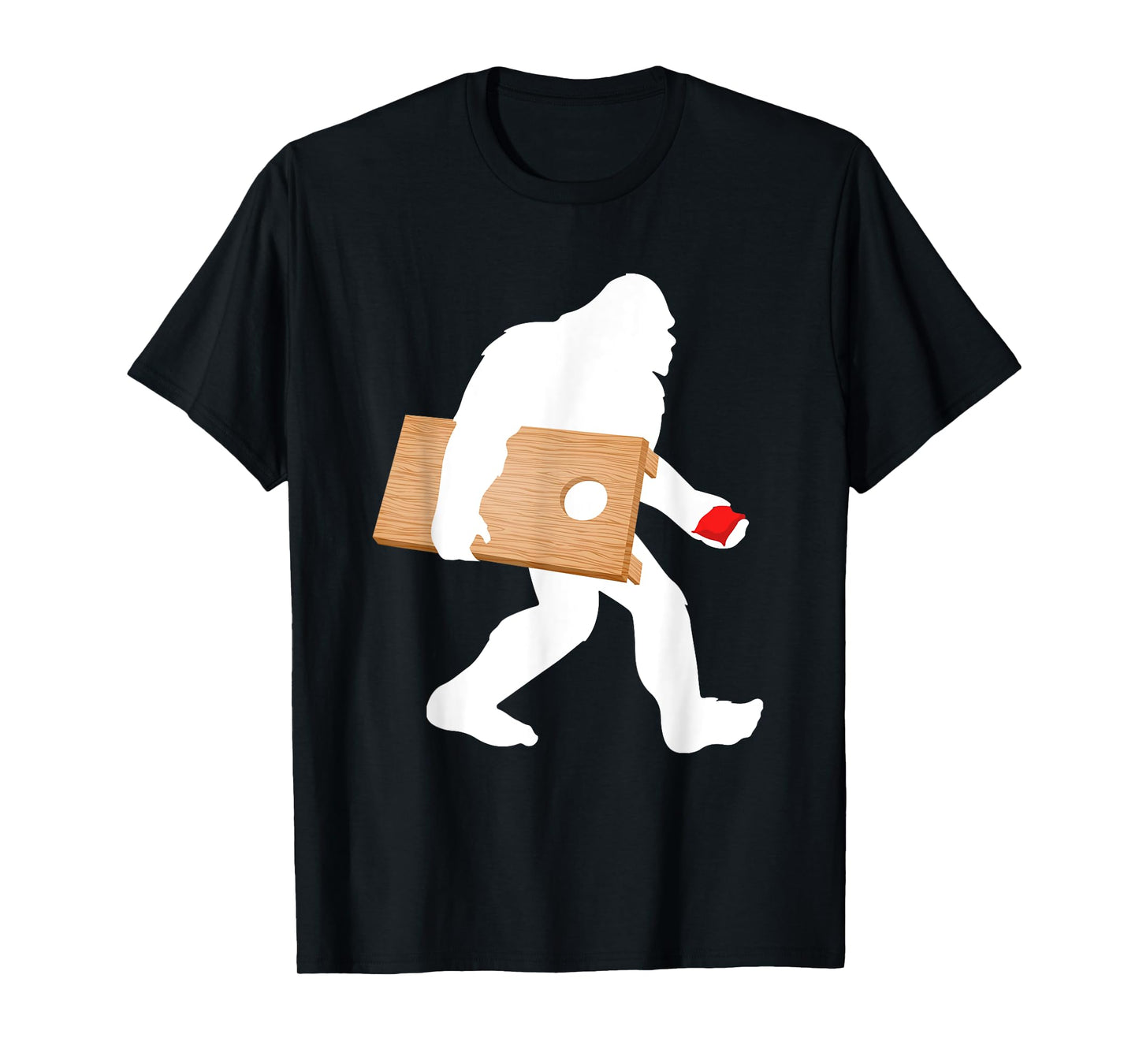 Funny Cornhole Art For Men Women Cornhole Players Lawn Game T-Shirt