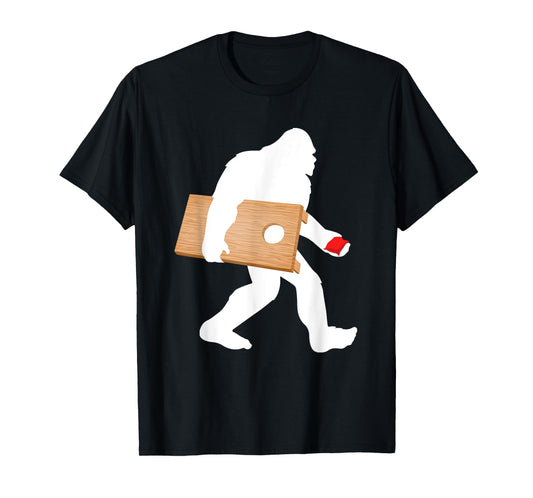 Funny Cornhole Art For Men Women Cornhole Players Lawn Game T-Shirt